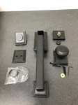 Emtek 4203US19 Hamden Full Dummy Handleset - Flat Black. Fixed Price $246.99.