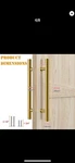 Lvyihan 24 Inch Round Stainless Steel Door Pull Push Handle Double Sided. Fixed Price $30.00.