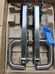 Salto XS4 Electronic Keypad Door Lock And Lever In Silver (AS658A62IM48) Lot 15. Fixed Price $1200.00.