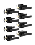 8 Pack Square Privacy Door Levers Locksets Matte Black Finish, Bed/bath Do.... Fixed Price $137.15.