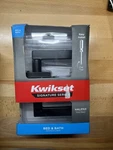 Kwikset Halifax Square Matte Black Privacy Bed/bath Door Handle With Lock. Fixed Price $25.00.