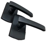 Emtek Yuma Levers Passage #4 Rosetta Right Hand Flat Black (7100YMRHFB) 91. Fixed Price $112.46.