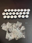 23 Porcelain Ceramic Cabinet Drawer Cupboard Door Knobs Pulls & Screws 1.5" Dia. Fixed Price $27.50.