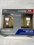 Ace Wave Lever Satin Nickel Locking Privacy Bed Bath Door Knob 1-3/4 In. 5366687. Fixed Price $24.99.