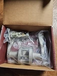 Ancient Treasures King's Ransom Collection Satin Chrome Passage Door Lever New. Fixed Price $28.88.