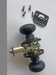 Reliabilt Baron Matte Black Door Knob #1658867. Fixed Price $13.25.