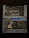 Defiant Naples Collection Satin Nickel Bed Bath Door Handle Lever. Fixed Price $16.14.