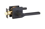 Emtek 5122HLOUS19RH Helios Keyed Entry Door Lever Set - Flat Black New. Fixed Price $169.99.
