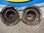 1955-1957 Chevy Truck Headlight Buckets Good Shape Belair Ez Resto 150. Fixed Price $79.00.