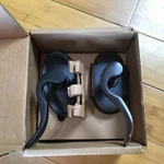 Pair Of Emtek 8058, Cortina Lever, Reg Rosette Dummy Door Oil Rubbed Bronze. Fixed Price $25.00.