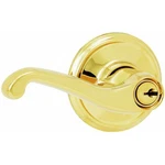 Schlage F51VFLA505 Flair Entry Lever Bright Brass. Fixed Price $48.08.