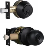 Front Door Lock Set Exterior With Deadbolt, Single Cylinder. Fixed Price $22.58.