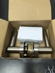 Miseno MLK3012SN Elkton Round Rod Privacy Door Lever Set - Satin Nickel. Fixed Price $15.74.