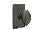 Emtek 8521EUS10B Dummy, Rectangular Rosette, Egg Knob, Oil Rubbed Bronze. Fixed Price $152.00.