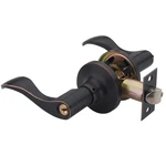 1 Of Henyin Wave Lever Keyed Entry Lock/door Knob Pack, Black. Fixed Price $33.25.