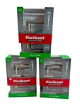 Kwikset Perth Hall And Closet Door Lever Satin Nickel 97201-123 New Lot Of. Fixed Price $49.95.