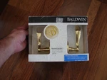 Baldwin Bed Bath Interior Latchset 95455-030 Polished Brass Priv Door Handle New. Fixed Price $99.99.