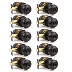 Orger 10 Pack Oil Rubber Bronze Privacy Door Knobs Interior Classic Round Shape. Fixed Price $115.85.