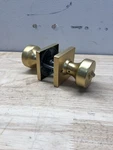 Kwikset 740PSKSQT-4S Pismo Door Knob With Smartkey Satin Brass. Fixed Price $39.16.