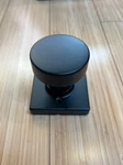 Four-pack Kwikset 97200-896 Pismo Passage Square Modern Door Knobs Matte Black. Fixed Price $64.99.