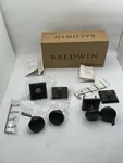 (2) Baldwin Reserve Venetian Bronze Dummy Door Knob Set Round. Fixed Price $74.99.