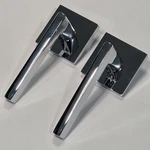 Emtek 5050HLOUS26 Helios Dummy Door Lever Square Rosette Chrome. Fixed Price $39.99.