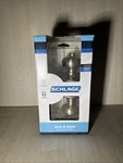 New Schlage Plymouth Satin Nickel Bed/bath Privacy Door Set F40PLY619 Nos. Fixed Price $32.00.
