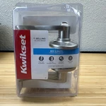 Kwikset Balboa Satin Nickel Privacy Door Handle W/ Lock For Bedroom Bathroom. Fixed Price $22.00.