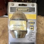 Defiant 154 725 Deadbolt Polished Brass Gold Keyed Sides Anti-saw Rod Keys. Fixed Price $12.05.