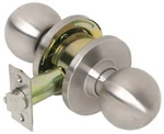 Privacy Lock, Ball Knob, Satin Stainless Steel, 2.75-IN. Backset CL100004. Fixed Price $65.27.
