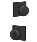 Schlage F40 Bwe 622 Bowery Privacy Door Knob Set With Collins Trim Black. Fixed Price $25.99.