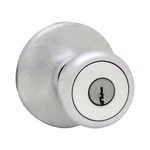 Kwikset Curve Satin Chrome Entry Door Knob 1-3/4" Grade. Fixed Price $42.48.