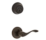 Kwikset Balboa Keyed Entry Door Handle & Deadbolt Combo With Smartkey - Bronze. Fixed Price $24.99.