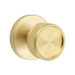 Emtek Select Privacy, Disk Rosette Conical Knurled Knob Satin Brass. Fixed Price $226.40.