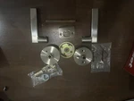 Kwikset 155HFL Rdt 6AL Rcs Halifax Privacy Satin Chrome. Fixed Price $18.00.
