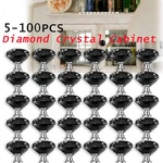5-100PCS Drawer Door Knobs Diamond Crystal Cabinet Furniture Kitchen Handle Pull. Fixed Price $52.99.