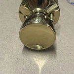 Schlage F10 605 Closet Hall Door Passage Knob Bell Bright Brass. Fixed Price $15.00.
