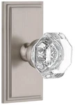 Grandeur Carchm Prv 238 Cs Chambord Crystal Solid Brass Privacy - Nickel. Fixed Price $333.75.