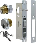 Storefront Door Lock 1.1/8 Inch Backset,holkbolt, Silver-ordinary Mortise. Fixed Price $54.16.