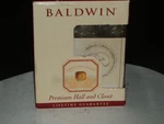 Baldwin 95405.402.PASS Classic Knob Solid Core Forged Brass Bronze Finish Nib. Fixed Price $95.00.