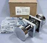 Baldwin Reserve Modern Passage Doorknob Set Polished Chrome, PSCONCSR260 New. Fixed Price $95.76.