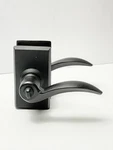 Emtek 5103DRHFB #3 Rosette, Key In Lever, Durango Rh, Flat Black *read*. Fixed Price $69.00.
