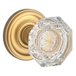 Baldwin Crystal Non-turning Two-sided Dummy Door Knob Set Round Rose Satin Brass. Fixed Price $86.99.