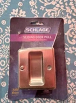 Sliding Pocket Door Pull New! Trimco SC990B-619 Satin Nickel Schlage Style Nib. Fixed Price $15.00.