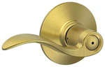 Schlage F40-ACC Brass Accent Privacy Door Lever Set. Fixed Price $52.36.