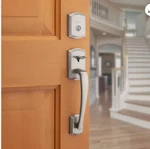 Kwikset Prague X Arroyo Knob Front Entry Handleset Satin Nickel 98180-054. Fixed Price $63.00.