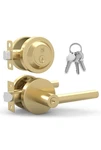 Mega Handles Ronn Entrance Combo, Lever Door / Single Cylinder Dead Bolt. Fixed Price $34.97.