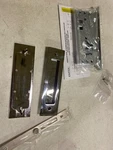 Emtek 2154US26 Tall Modern Passage Pocket Door Pull - Polished Chrome. Fixed Price $234.99.