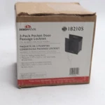 (2-PK) Design House Pocket Door Passage Hall And Closet Pull Oil Rubbed Bronze. Fixed Price $8.44.
