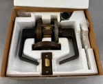 Schlage Passage Latch AL10S Sat 613 New Open Box Oil Rubbed Bronze. Fixed Price $79.99.